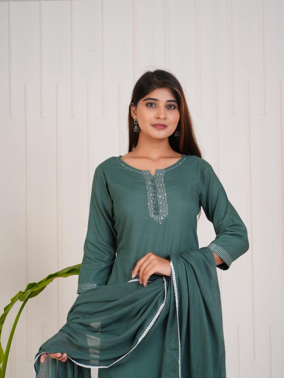 Bottle Green Suit