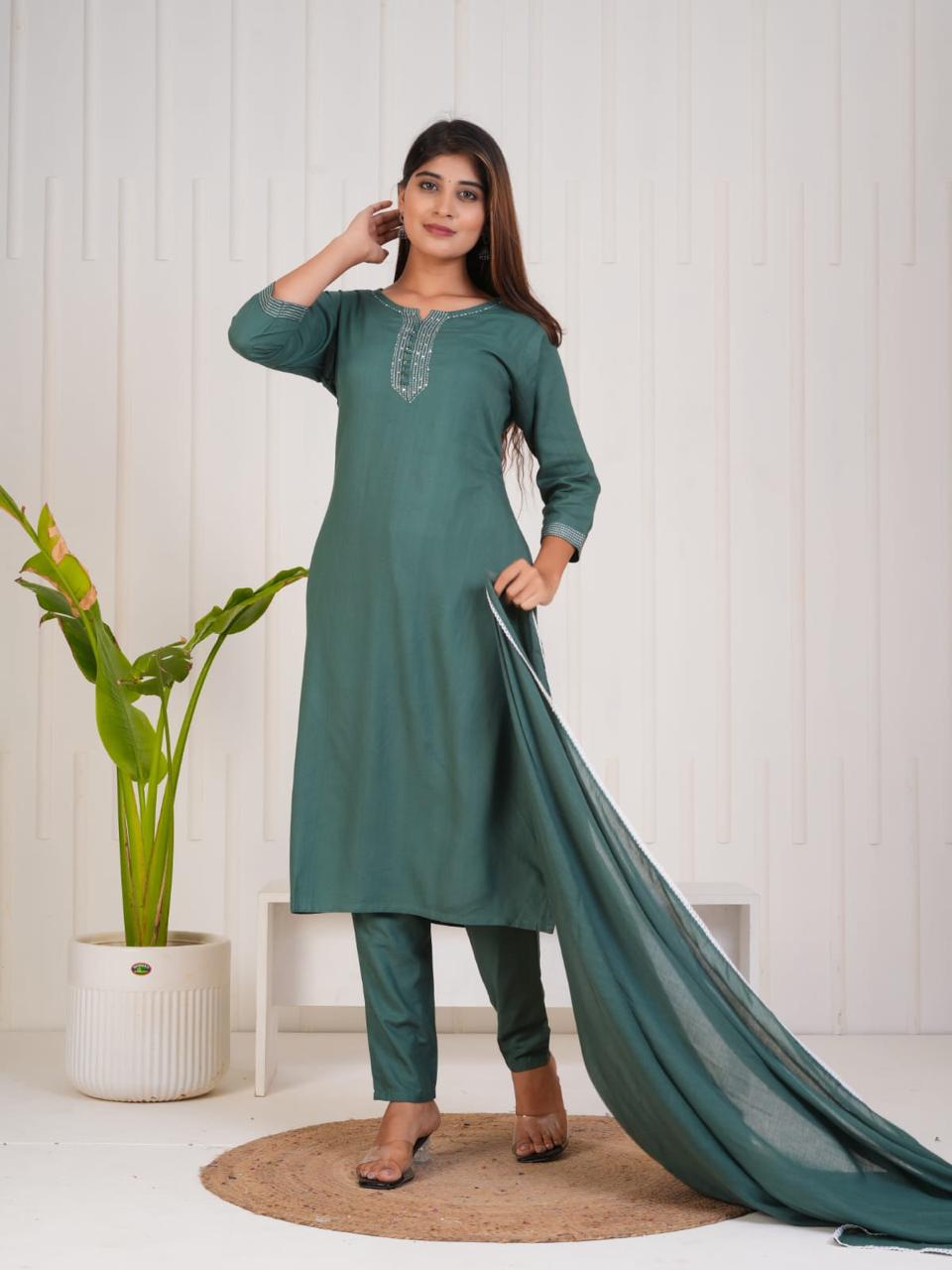 Bottle Green Suit