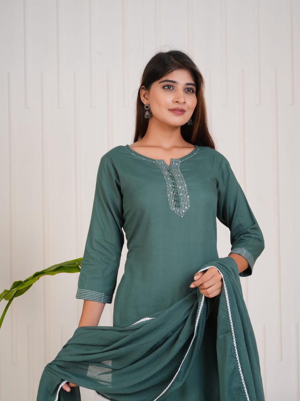 Bottle Green Suit