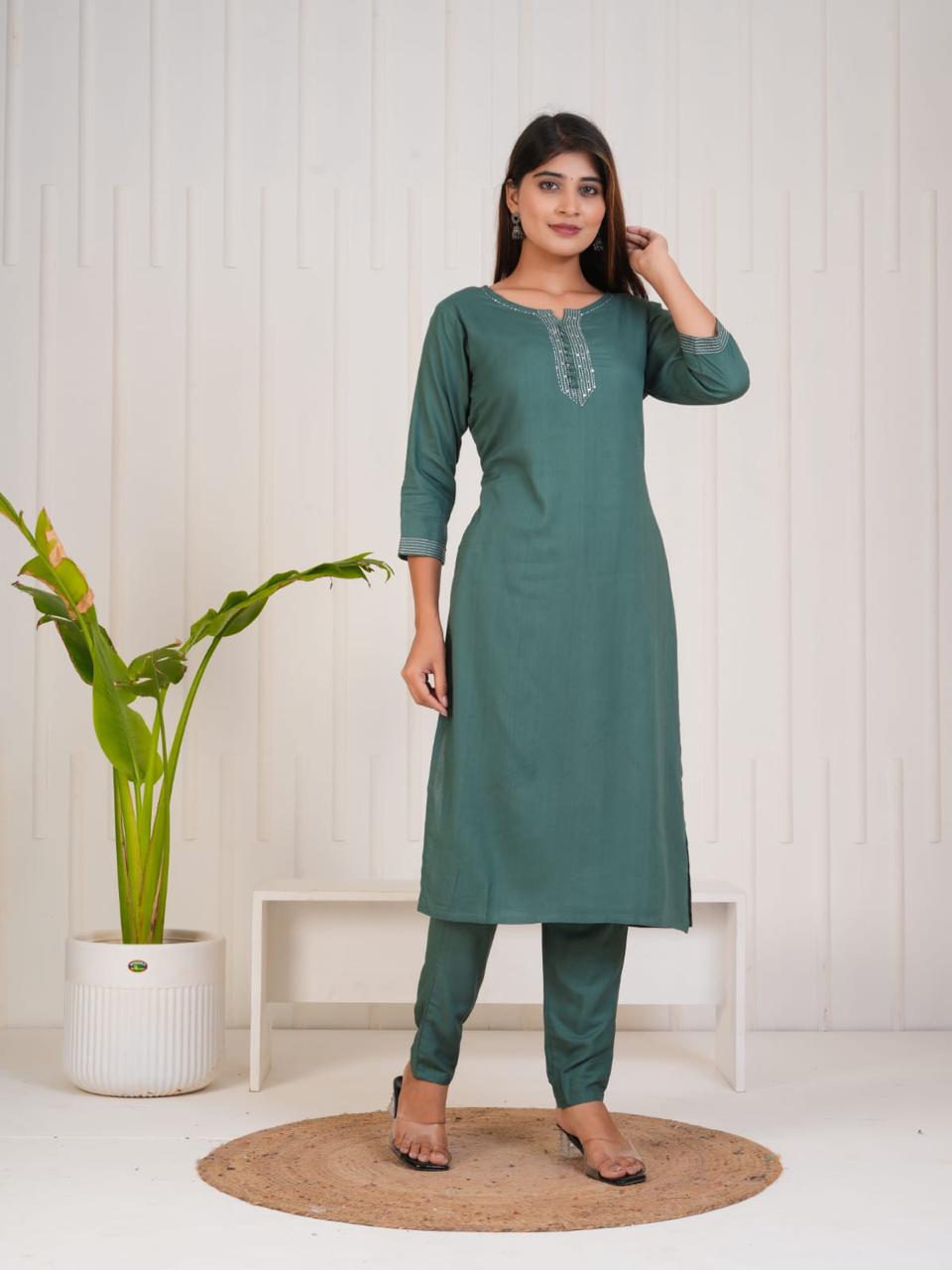Bottle Green Suit